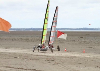 Char a voile competition Mark